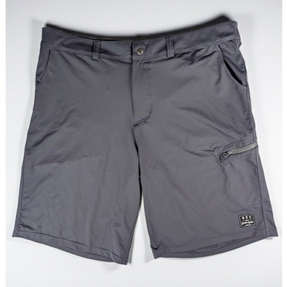 NRS Guide Wear Quick Dry Shorts  Men's 40 Charcoal Grey Technical Stretch